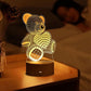 3D Teddybeer kids Nachtlamp