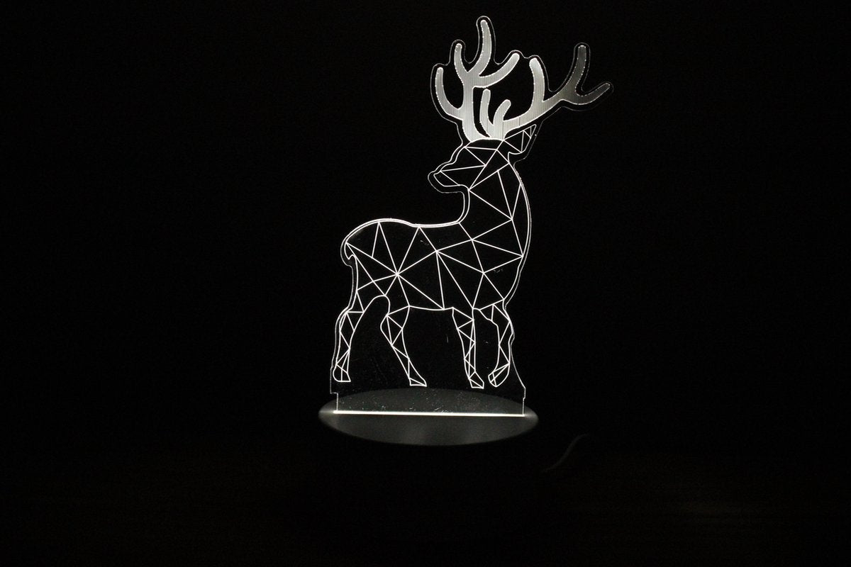 3D Hert Nachtlamp