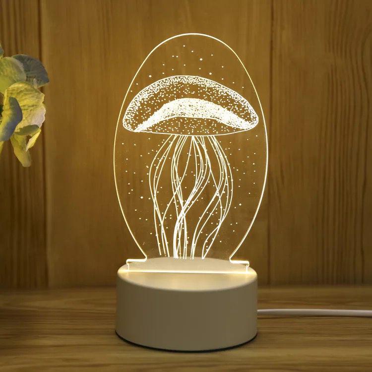 3D Kwal Nachtlamp